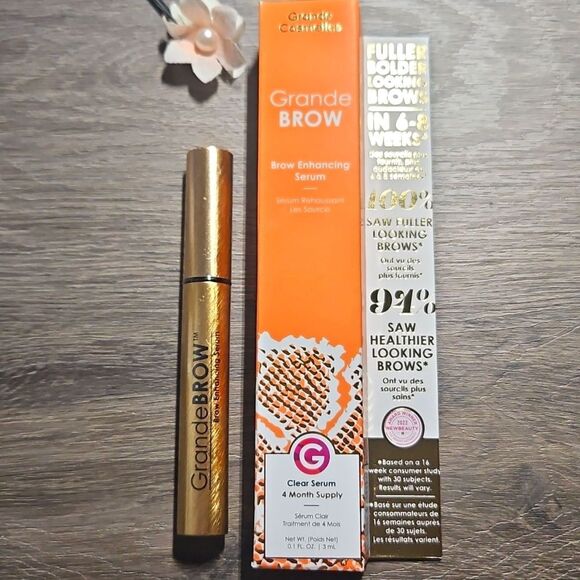 GRANDE COSMETICS GrandeBROW Brow Enhancing Serum 3ml 4 Months Full Size - Picture 1 of 16